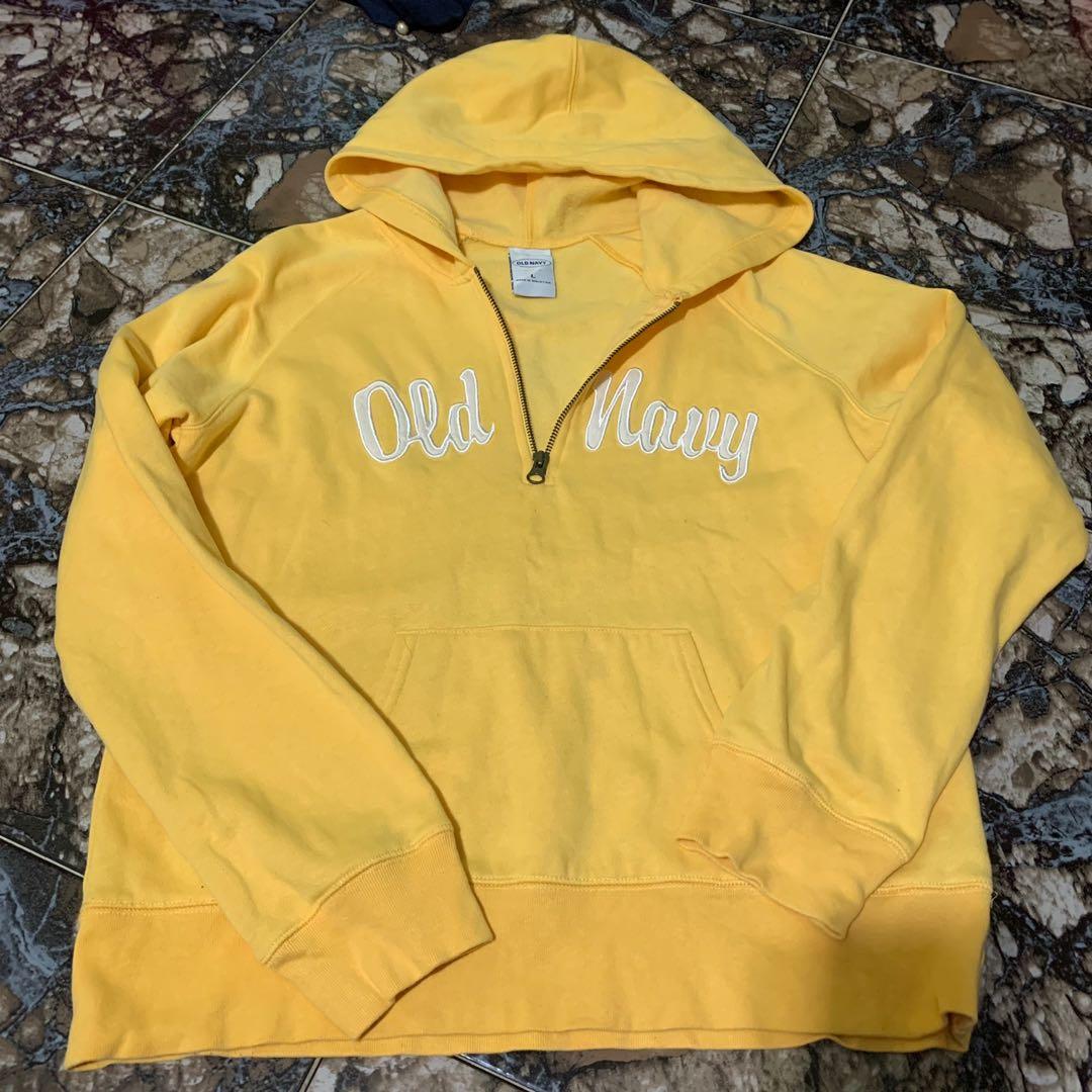 yellow old navy hoodie