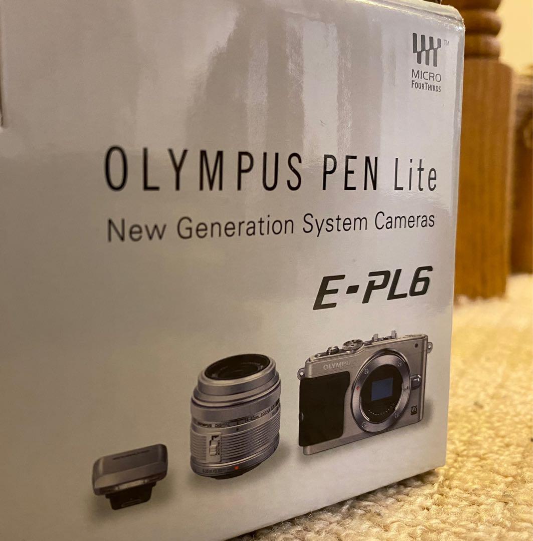 OLYMPUS PEN Lite E-PL6 白色, 攝影器材, 相機- Carousell