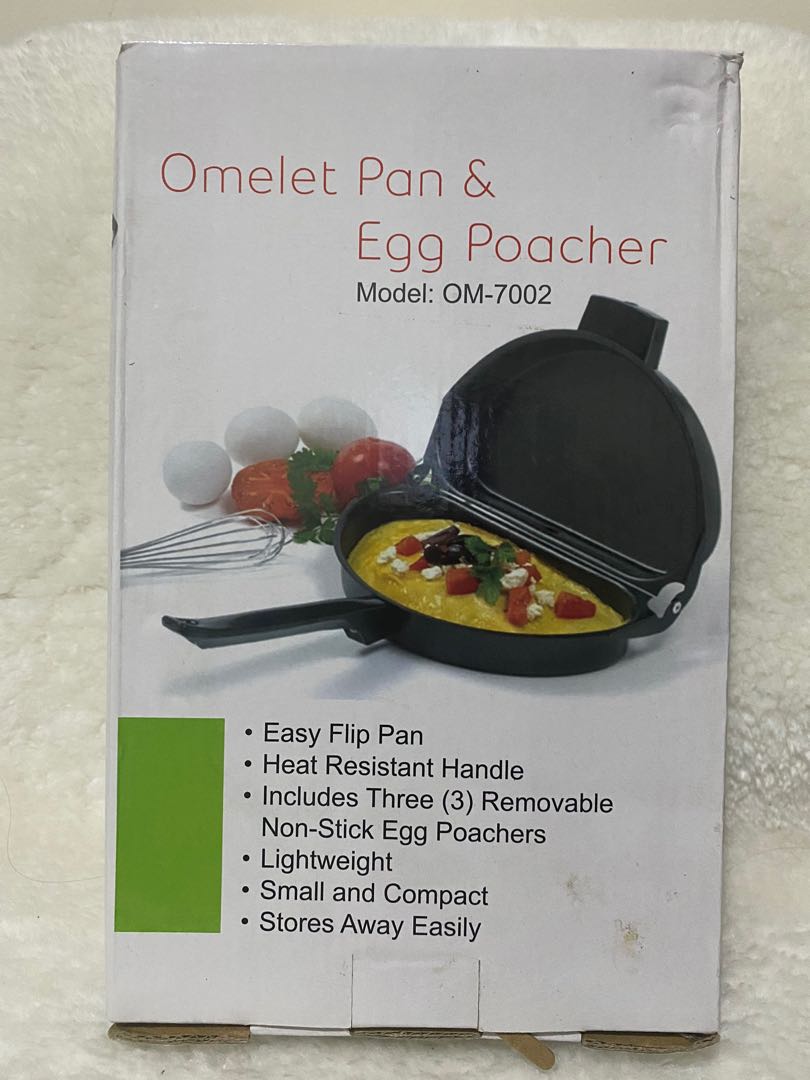 Omelette pan and egg poacher on Carousell
