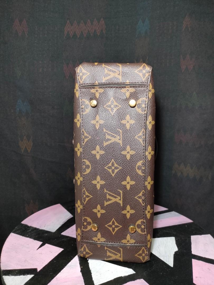 Louis Vuitton One Handle Flap Bag Monogram Canvas and Leather MM Brown  1873361