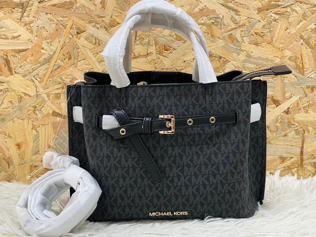ORIGINAL MICHAEL KORS EMILIA BLACK MONOGRAM