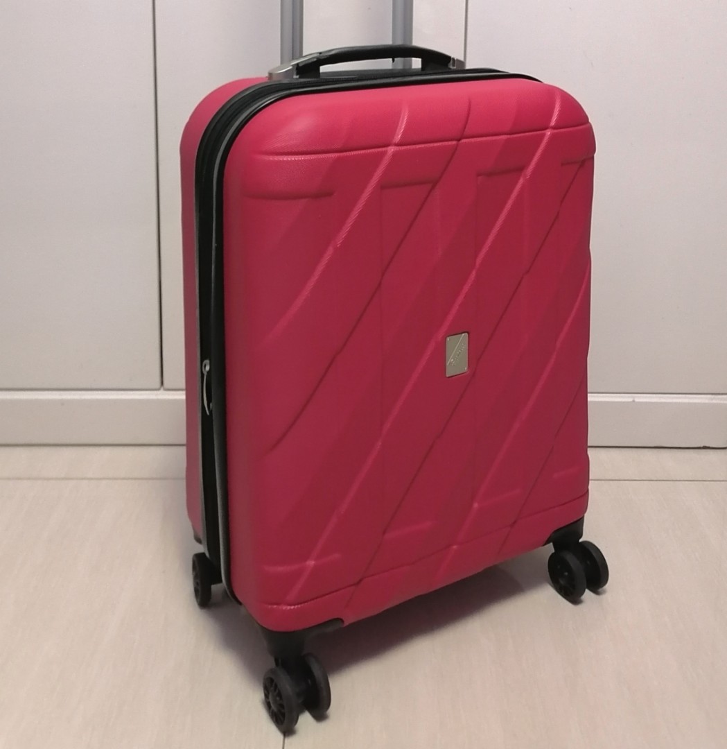 red carry on luggage