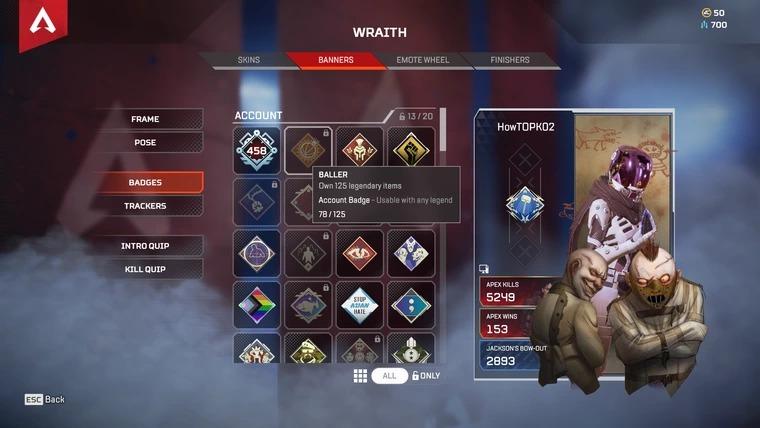 [PC] Wraith & Octane heirloom w/ 78 Legendaries (Apex Legends Account ...