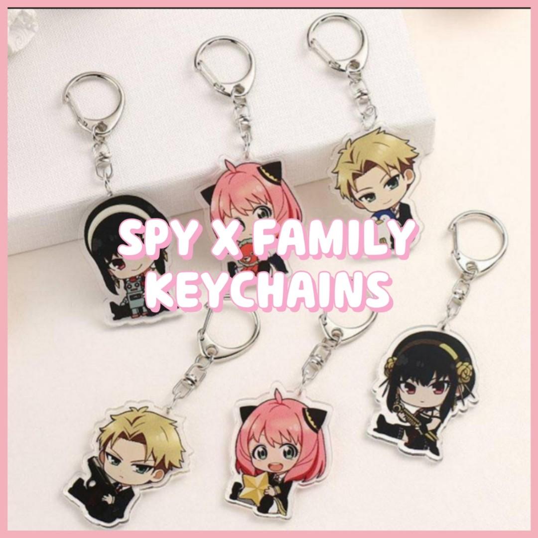 BUY3GET1 Spy X Family cute anime keychain Anya Yor Loid