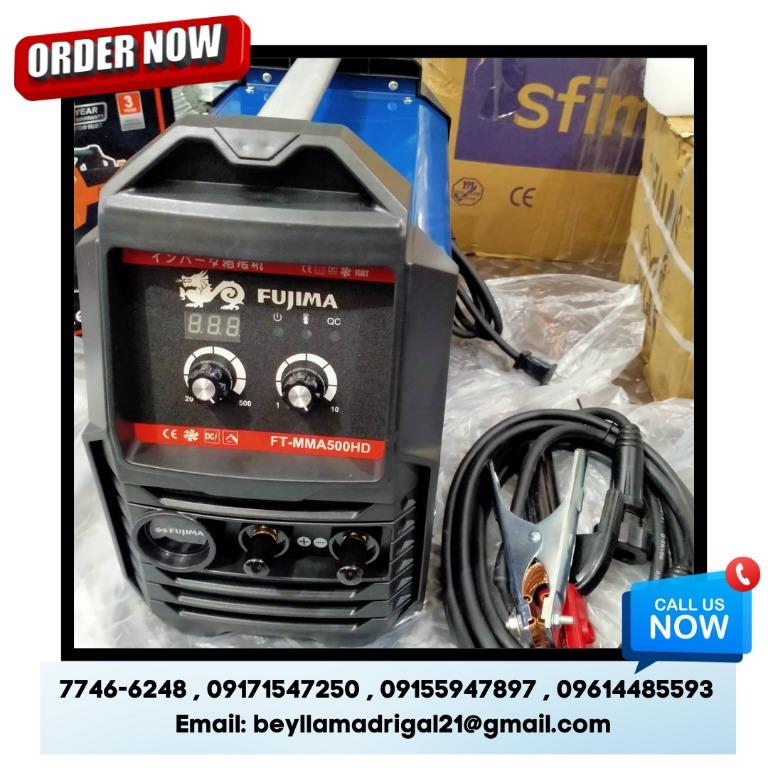 Portable Welding Machine (Category: Construction Tools & Equipment) located in Manila. Submitted by bellarobart (Listing ID 1166714236, Image 2). Description: Portable Welding Machine Brand: Fujima 500A 220v Single Phase Note: Prices are subject to change without prior notice. 𝑹𝑶𝑩𝑨𝑹𝑻 𝑪𝑶𝑵𝑺𝑻𝑹𝑼𝑪𝑻𝑰𝑶𝑵 𝑺𝑼𝑷𝑷𝑳𝑰𝑬𝑺 SEND US MESSAGE FOR INQUIRIES ‼️‼️ 🔵100% Trusted Supplier 🔵Competitive Price 🔵𝑾𝒆 𝒂𝒓𝒆 𝑫𝑻𝑰 𝑹𝒆𝒈𝒊𝒔𝒕𝒆𝒓�