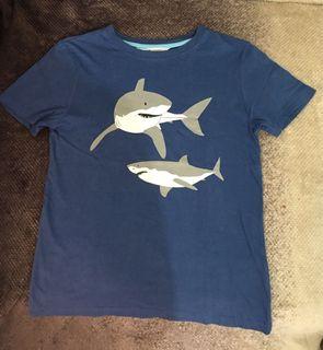 Preloved baju anak H&M shark size 8-10thn