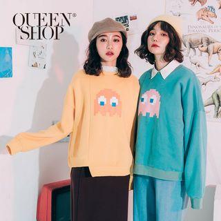 Queenshop 小精靈長袖衛衣（黃）