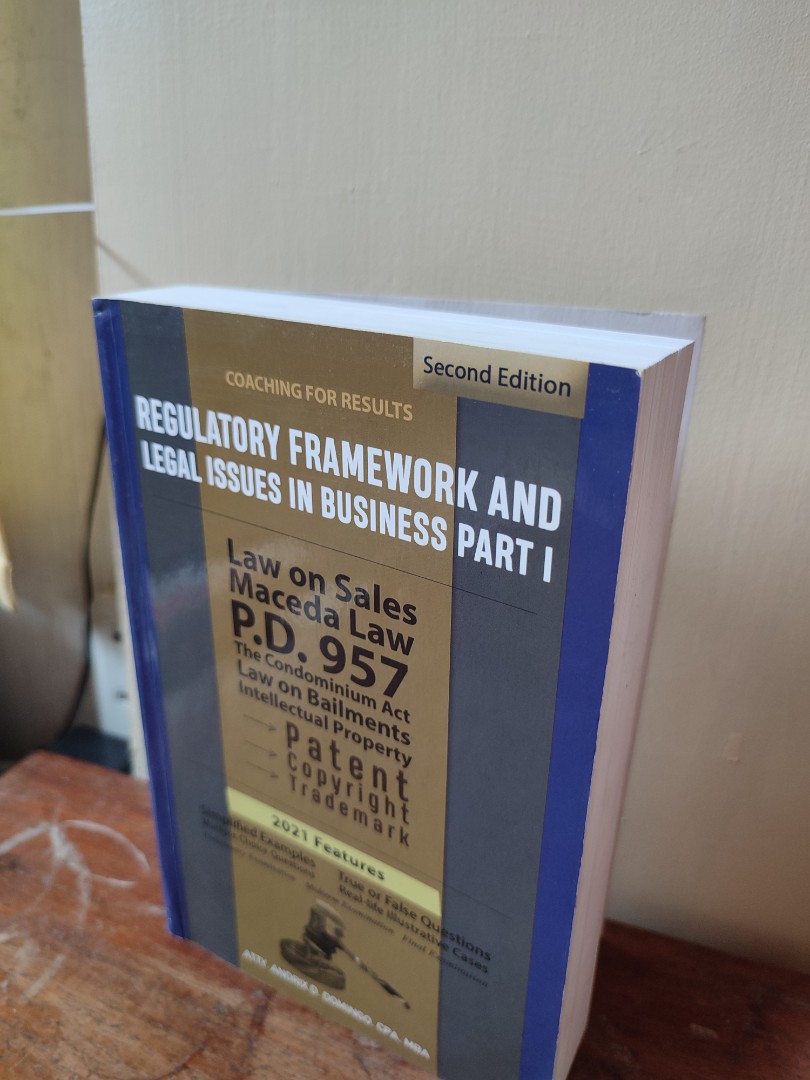 Regulatory Framework And Legal Issues