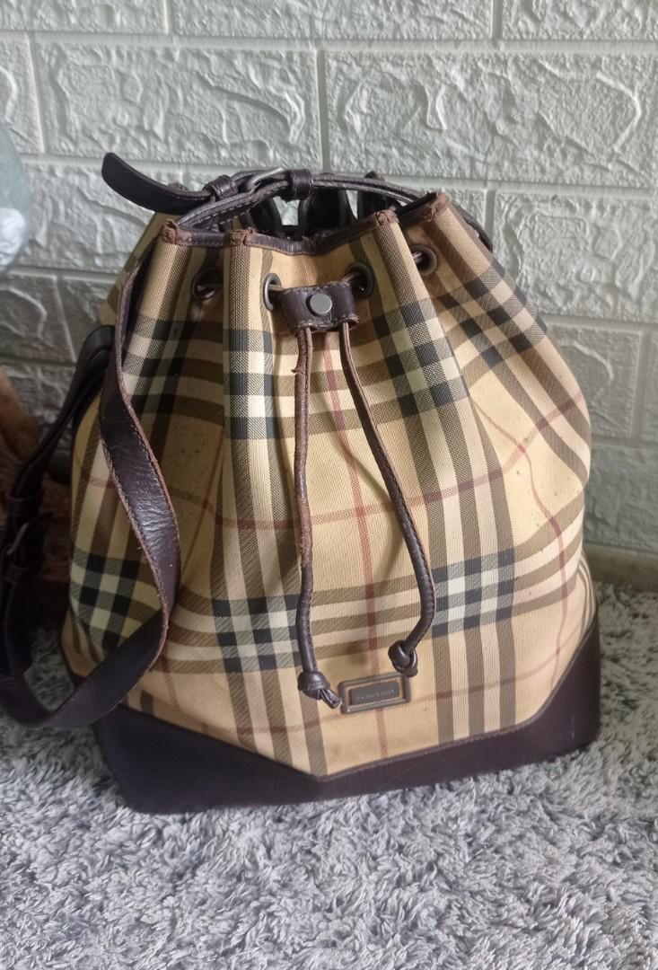 Sac Seau Burberry blue House Serut Barang Mewah Tas Dompet di