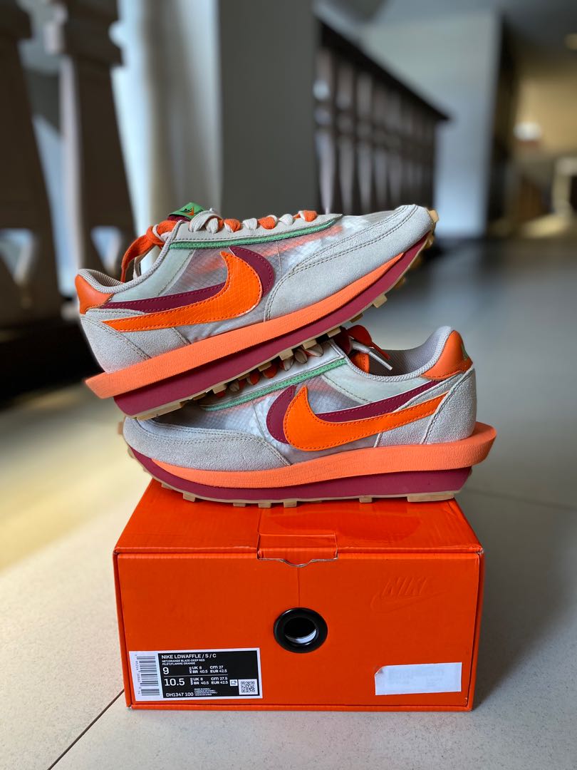 sacai clot orange
