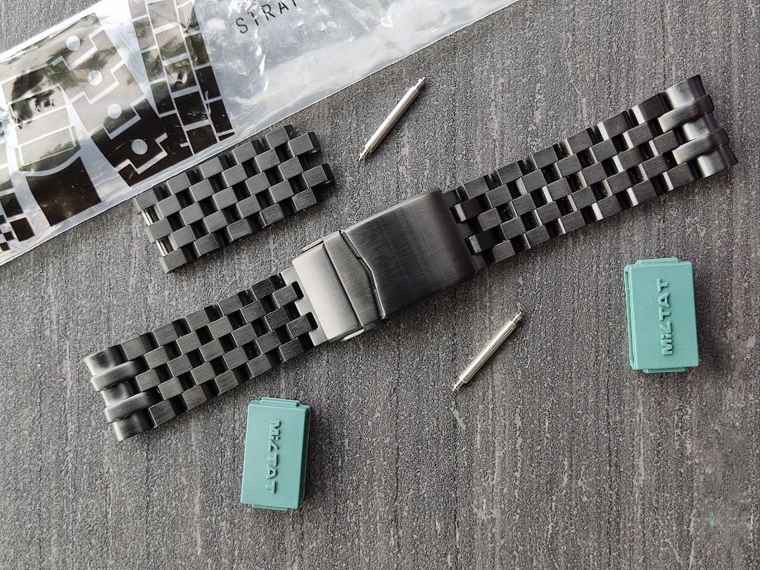 Seiko strapcode super engineer 2 black turtle and king turtle, Men's