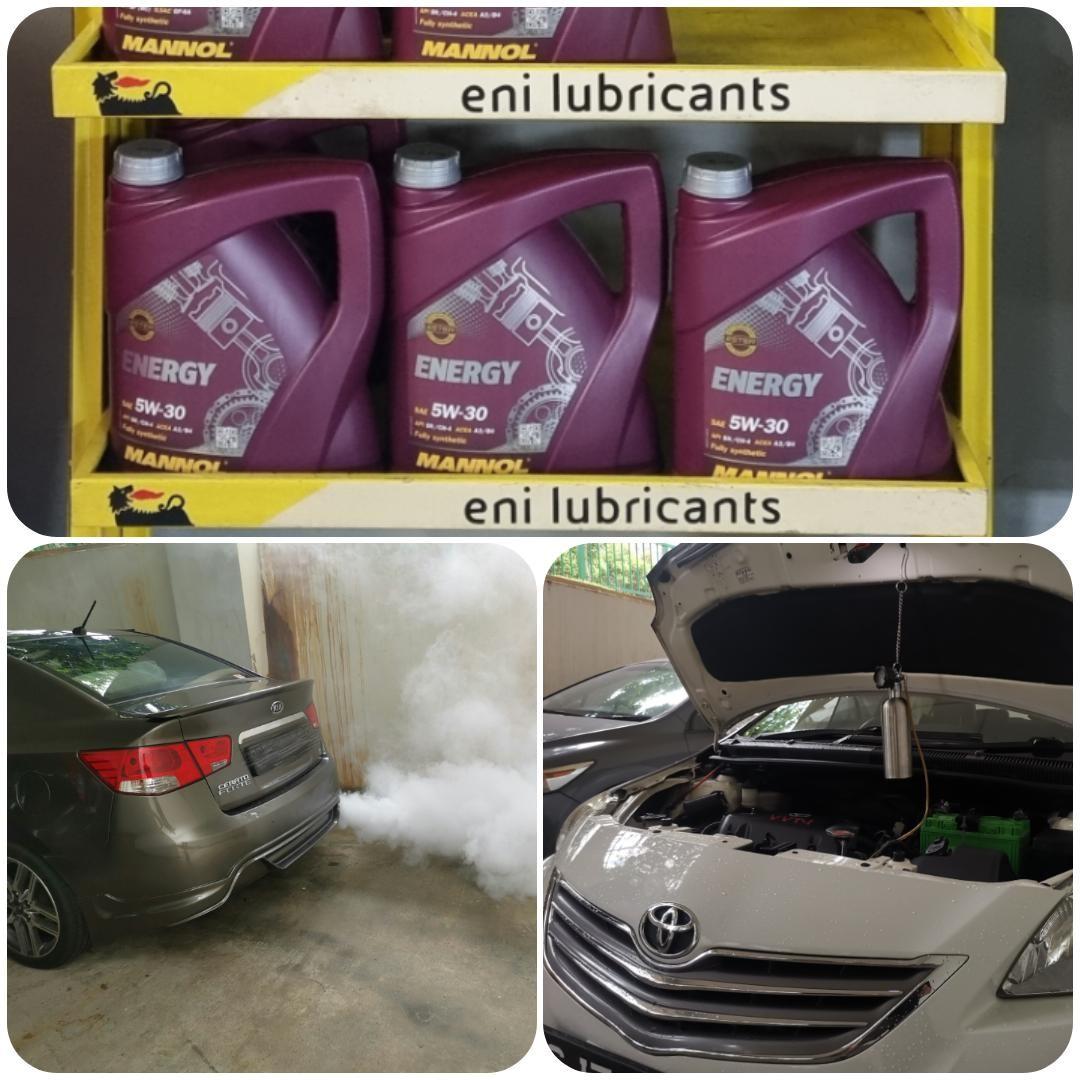 Service+DeCarbon - Mannol 5w30 / 5w40, Car Accessories, Car Workshops &  Services on Carousell