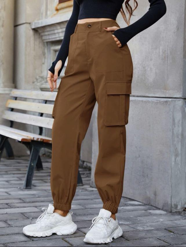 Shein cargo pants, Women's Fashion, Bottoms, Other Bottoms on Carousell