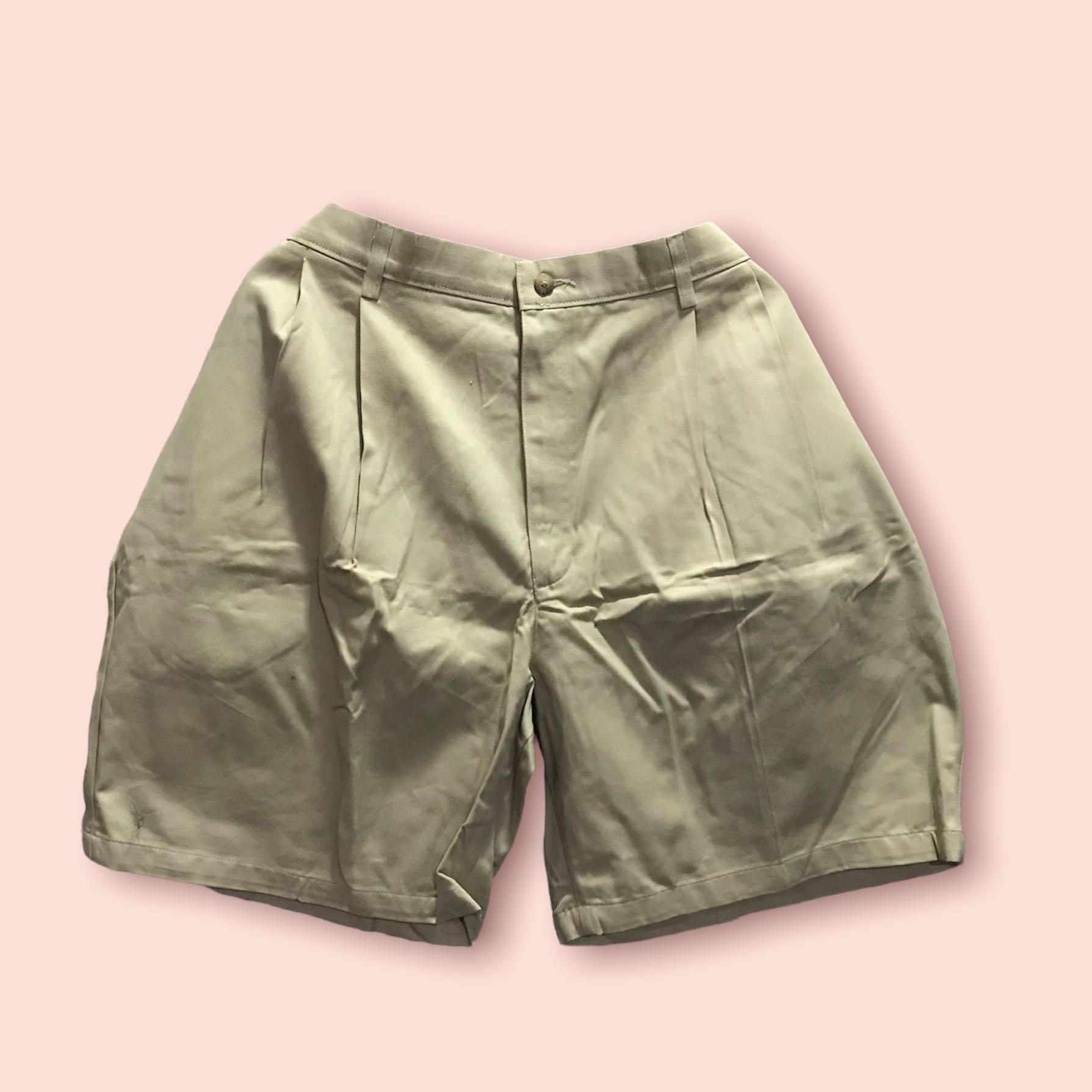 DROP AN ACCEPTABLE OFFER SHORTS SAVANE RELAXED SHORTS KHAKI