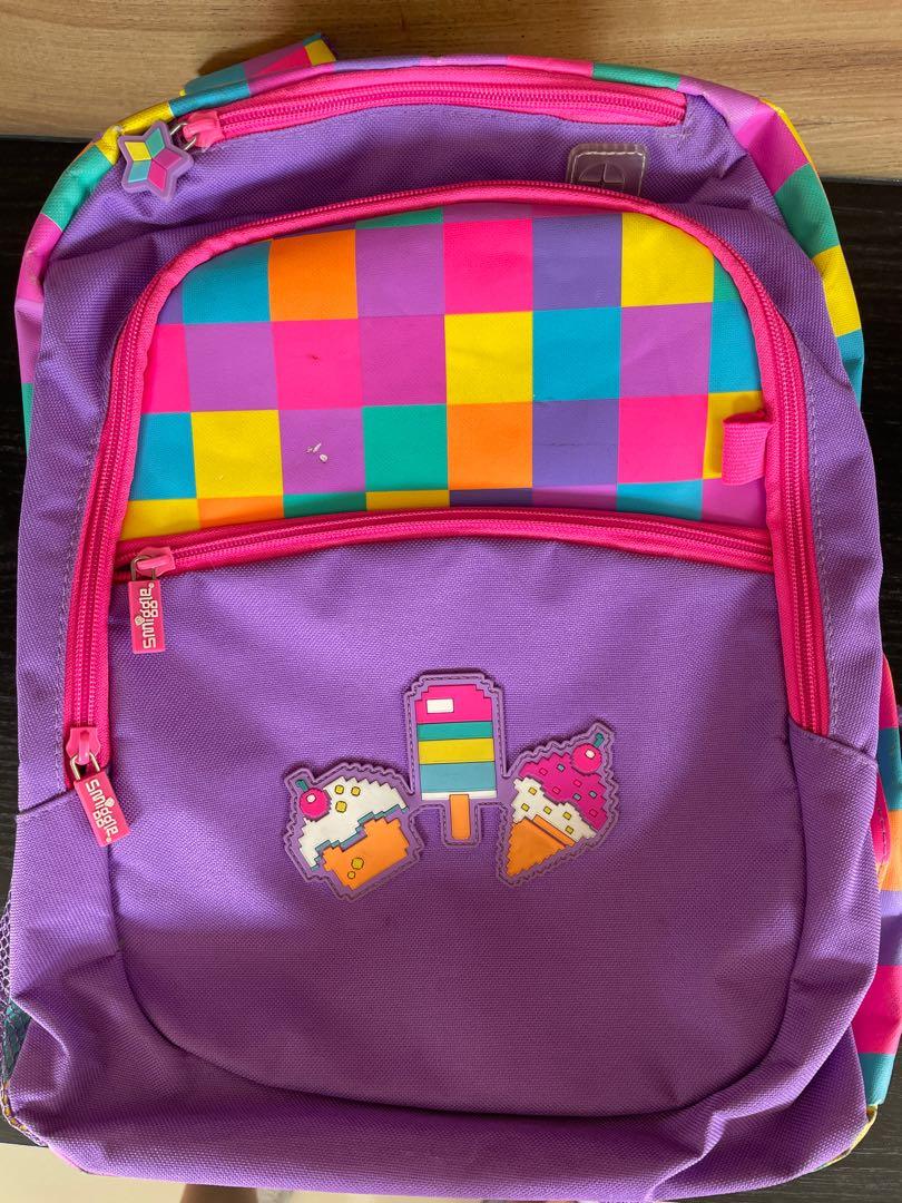 Smiggle Backpack for girls preloved, Women's Fashion, Bags & Wallets ...