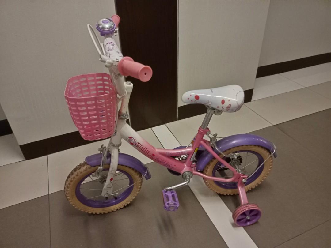 sofia the first bike with training wheels