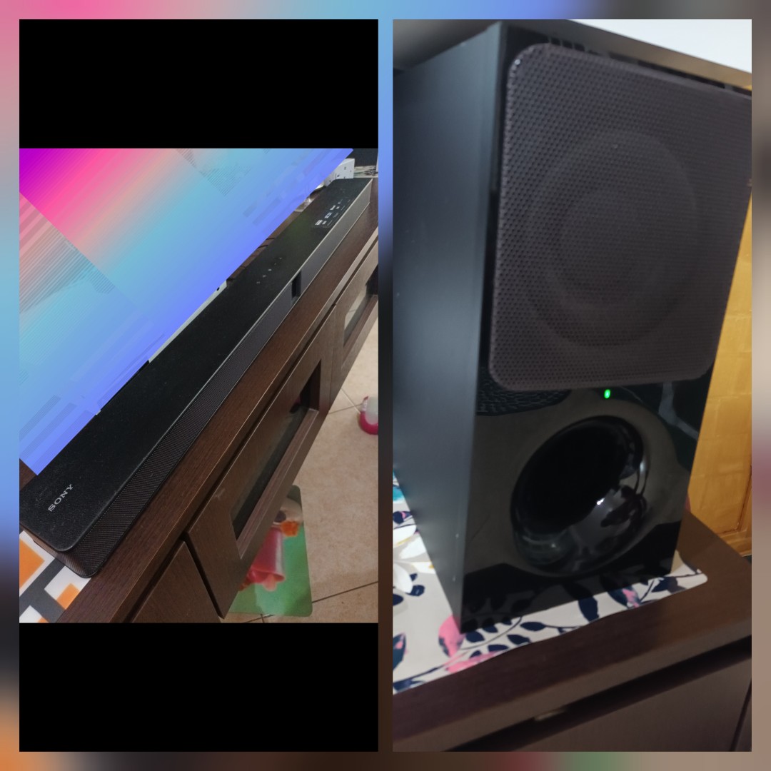 SONY woofer Dolby atmos with soundbar 
