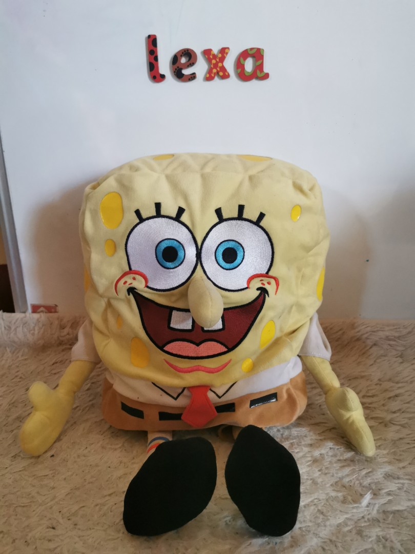 Spongebob plush toy, Hobbies & Toys, Toys & Games on Carousell