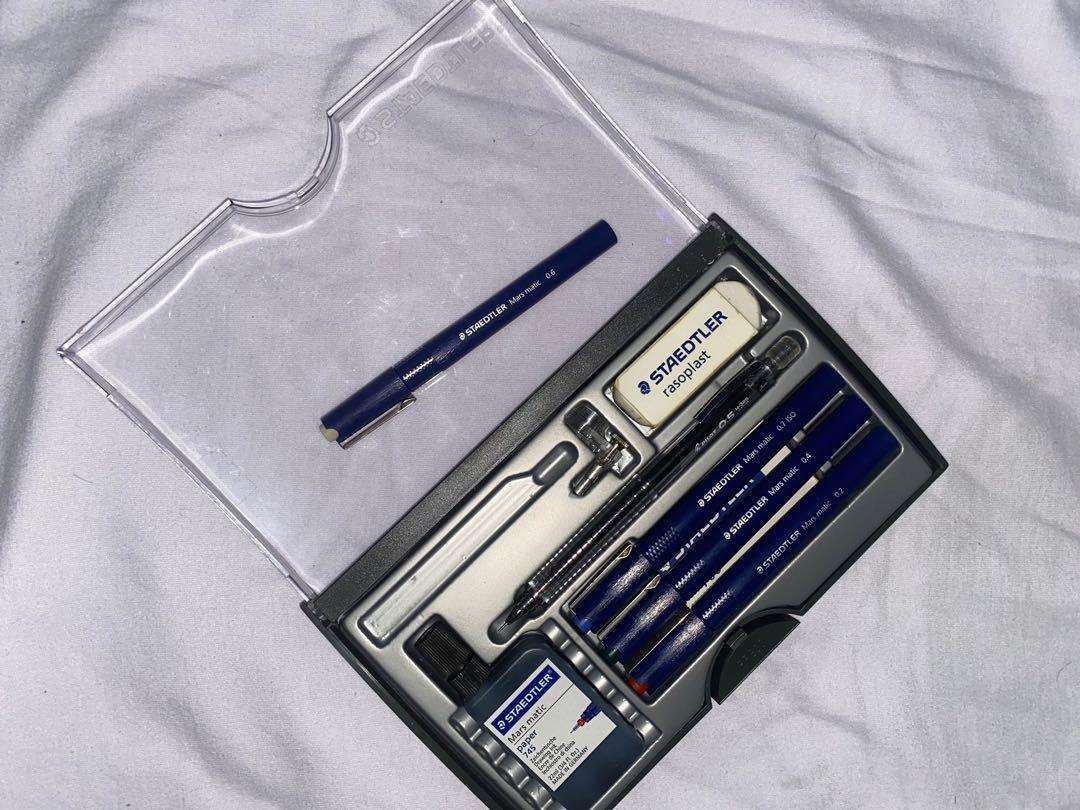 Staedtler Technical Pen set and Rotring Compass set (Plus freebies