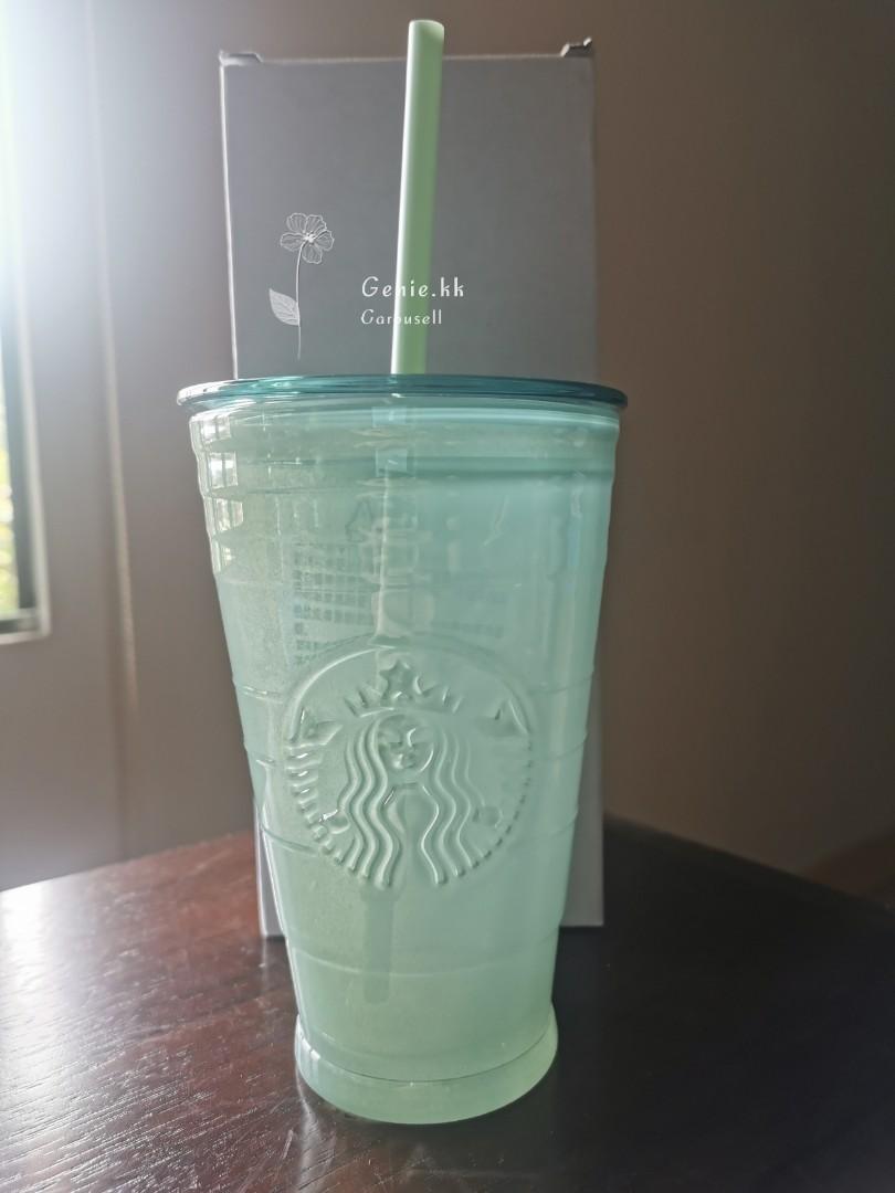 Starbucks China - Natural Series 2023 - 15. Blue Glass Cold Cup 473ml