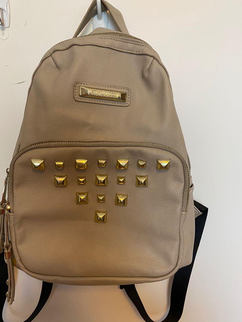 Steve madden faux leather backpack online