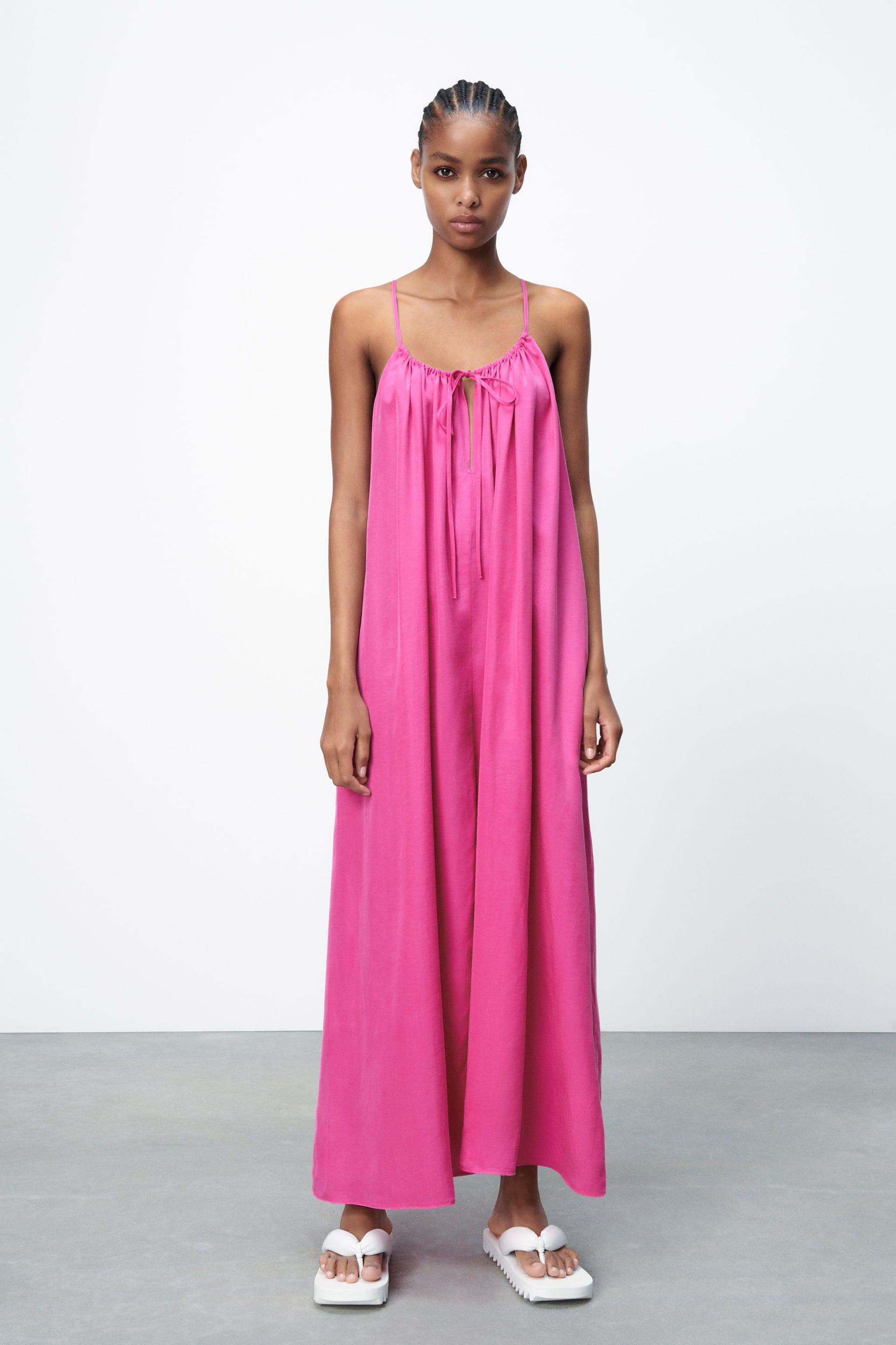Super SALE Zara Flowy Dress Fuschia Pink, Women's Fashion, Dresses & Sets, Dresses on Carousell Super SALE Zara Flowy Dress Fuschia Pink, Women's Fashion, Dresses & Sets, Dresses on Carousell