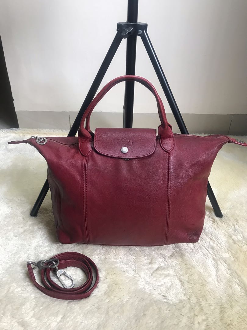 Longchamp cuir original sales