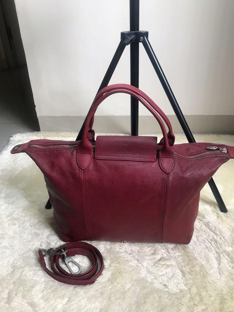 Harga longchamp new arrivals cuir original