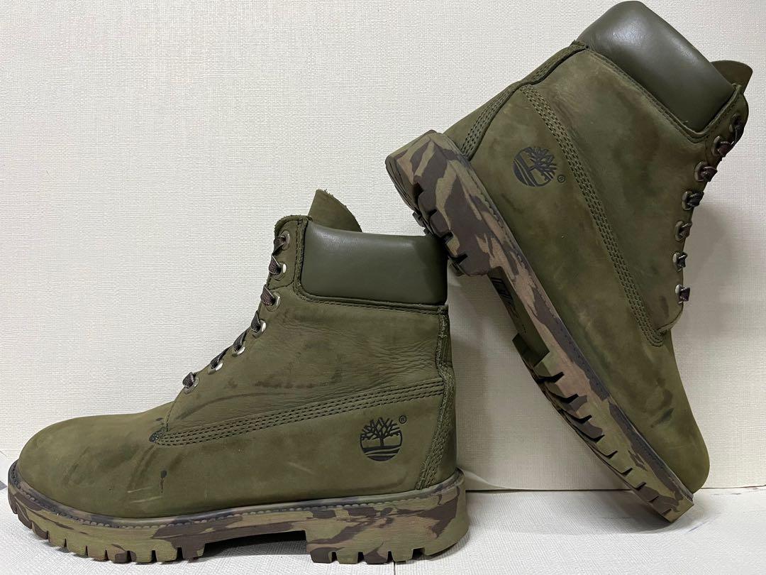 Timberland Army Green Camo 8UK