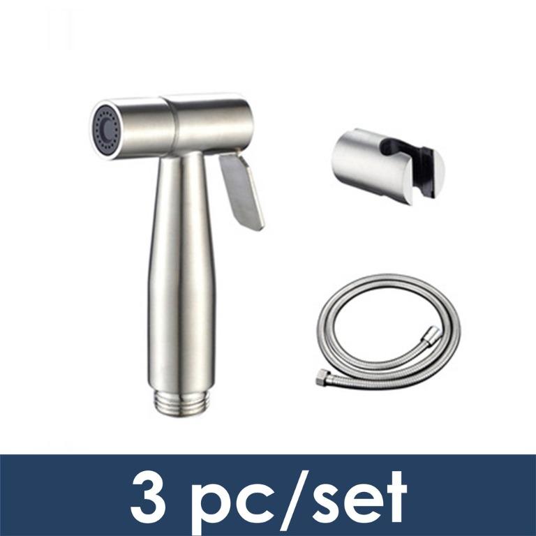 Toilet Handheld Spray Bidet with Hose and Holder Attachment PVC Extra