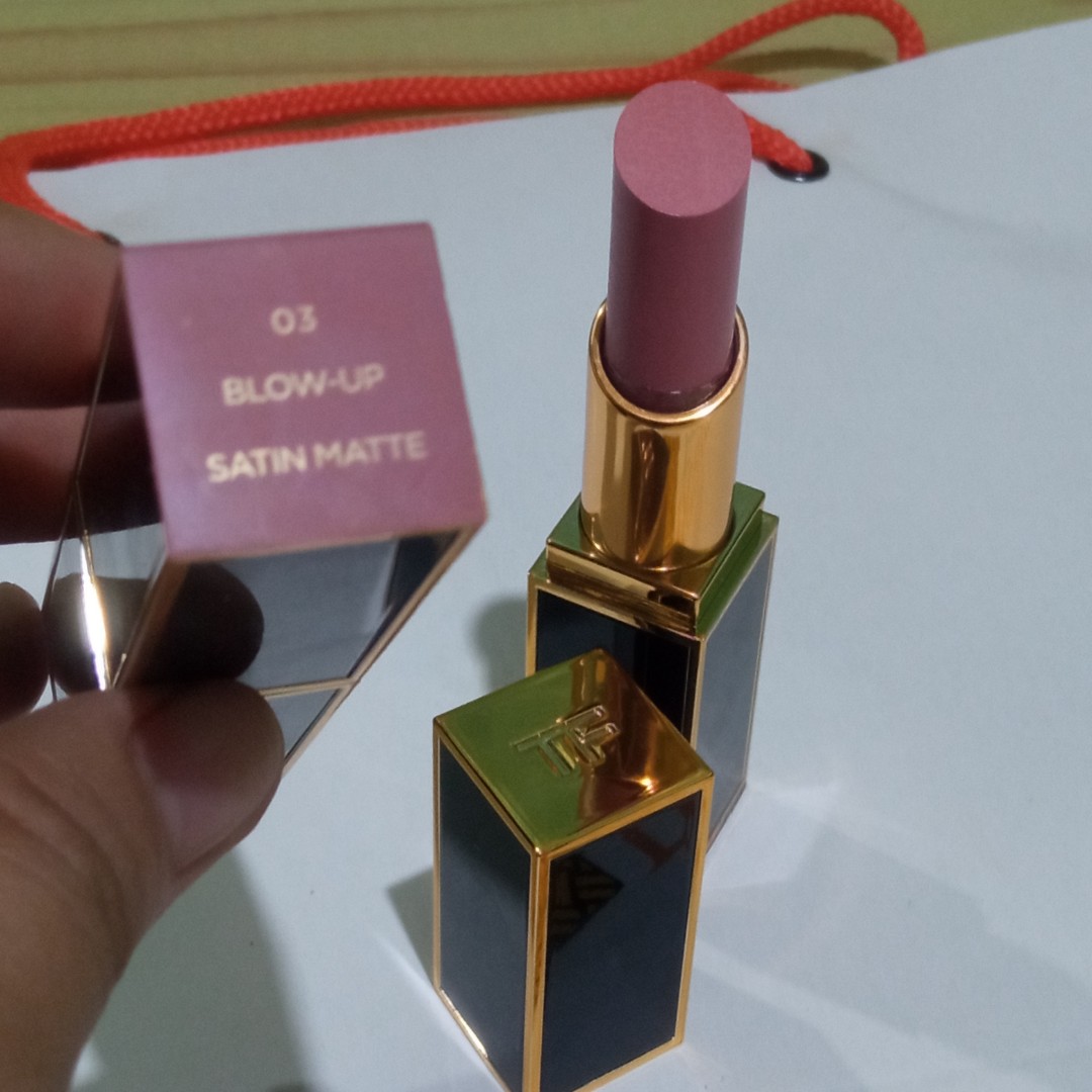 Tom Ford Lipstick - 03 BLOW UP Satin matte, Beauty & Personal Care, Face,  Makeup on Carousell