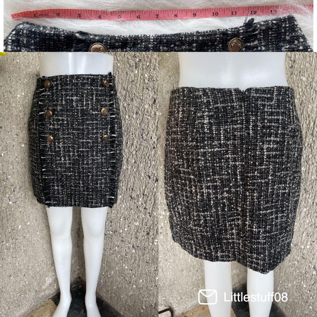 Tweed Skirt, Women's Fashion, Bottoms, Skirts on Carousell