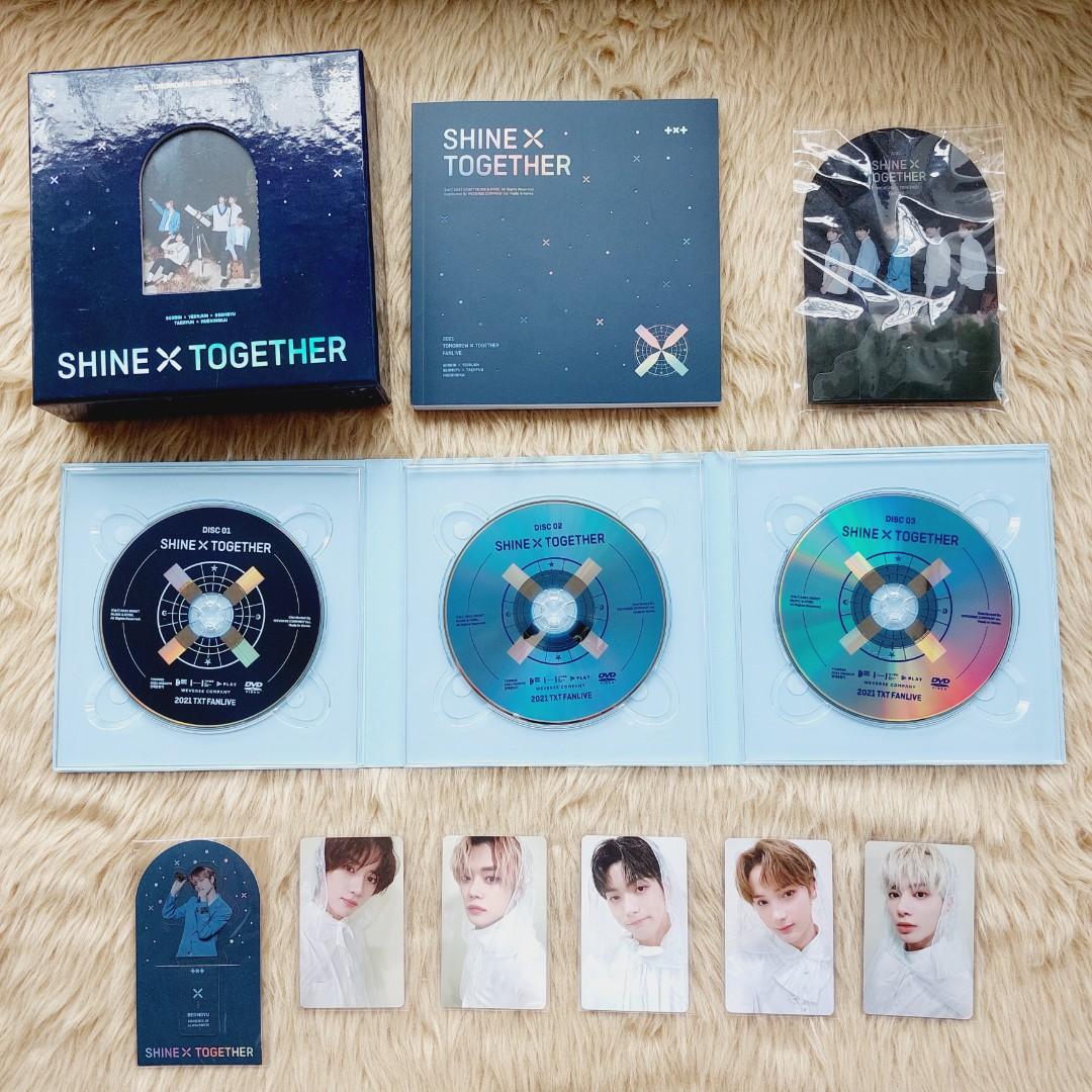 TXT  Fanlive Shine X Together DVD Unsealed   complete