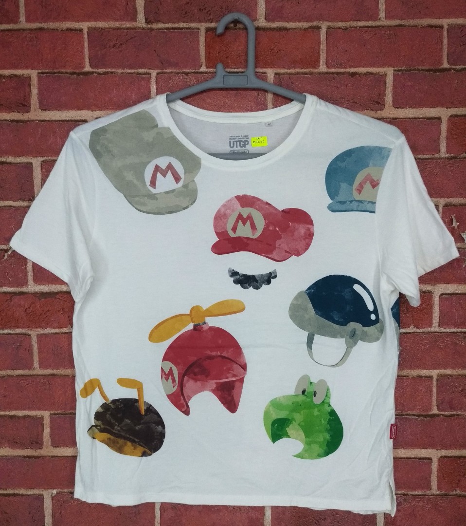 Uniqlo Super Mario Nintendo Shirt, Men's Fashion, Coats, Jackets and