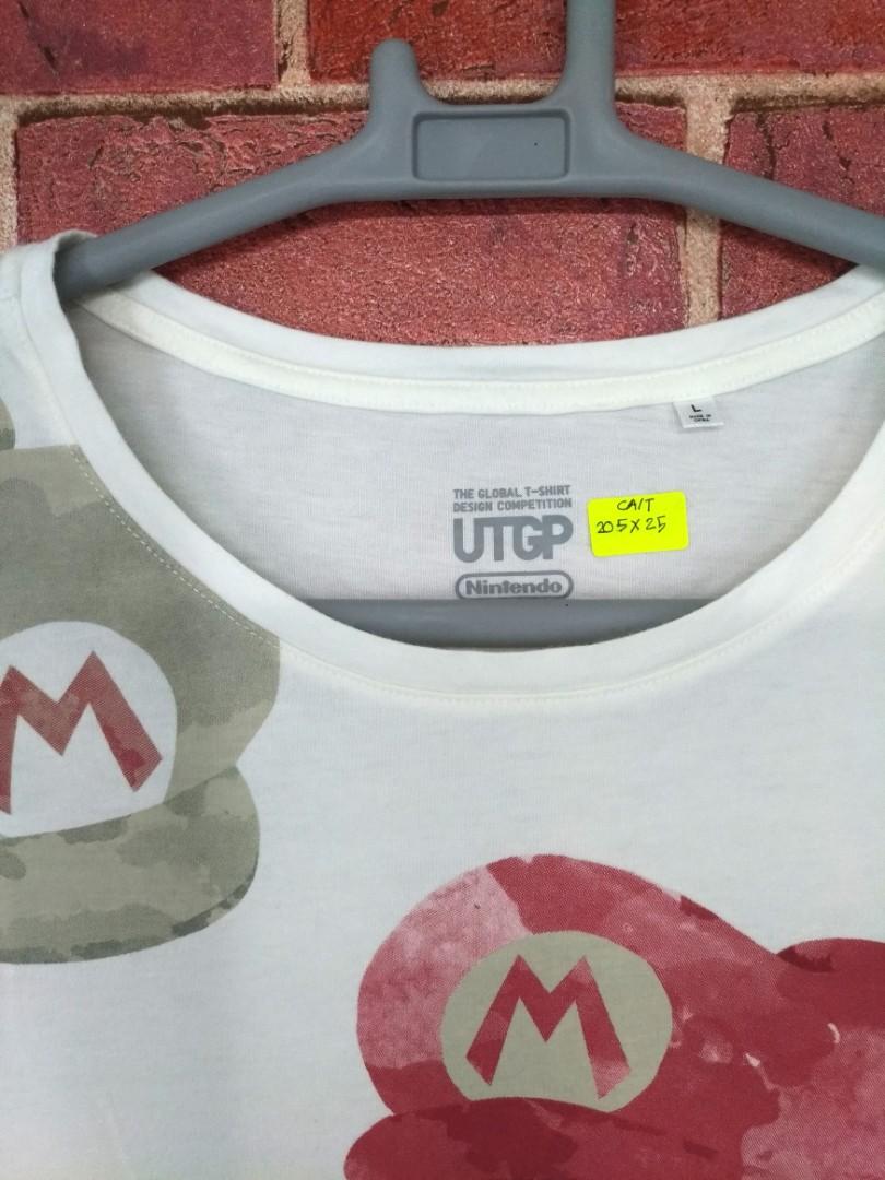 Uniqlo Super Mario Nintendo Shirt, Men's Fashion, Coats, Jackets and