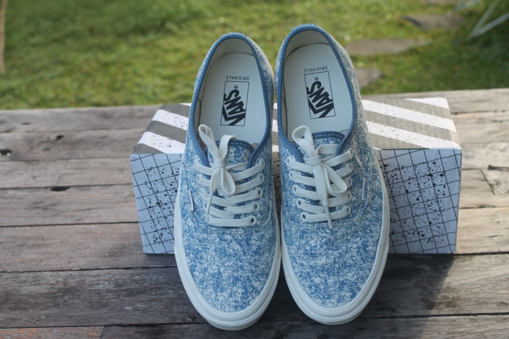 Acid wash shop vans blue