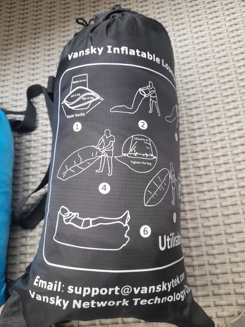 Vansky inflatable hotsell lounger