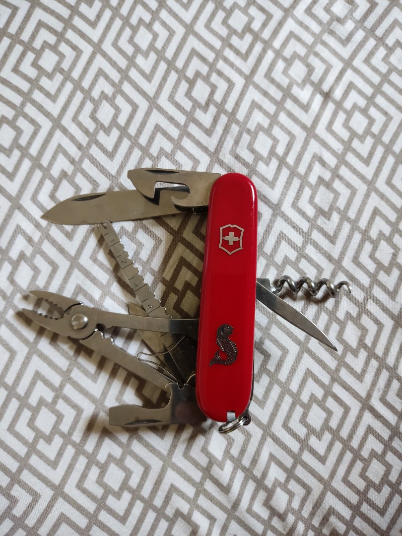 Swiss army deals knife angler