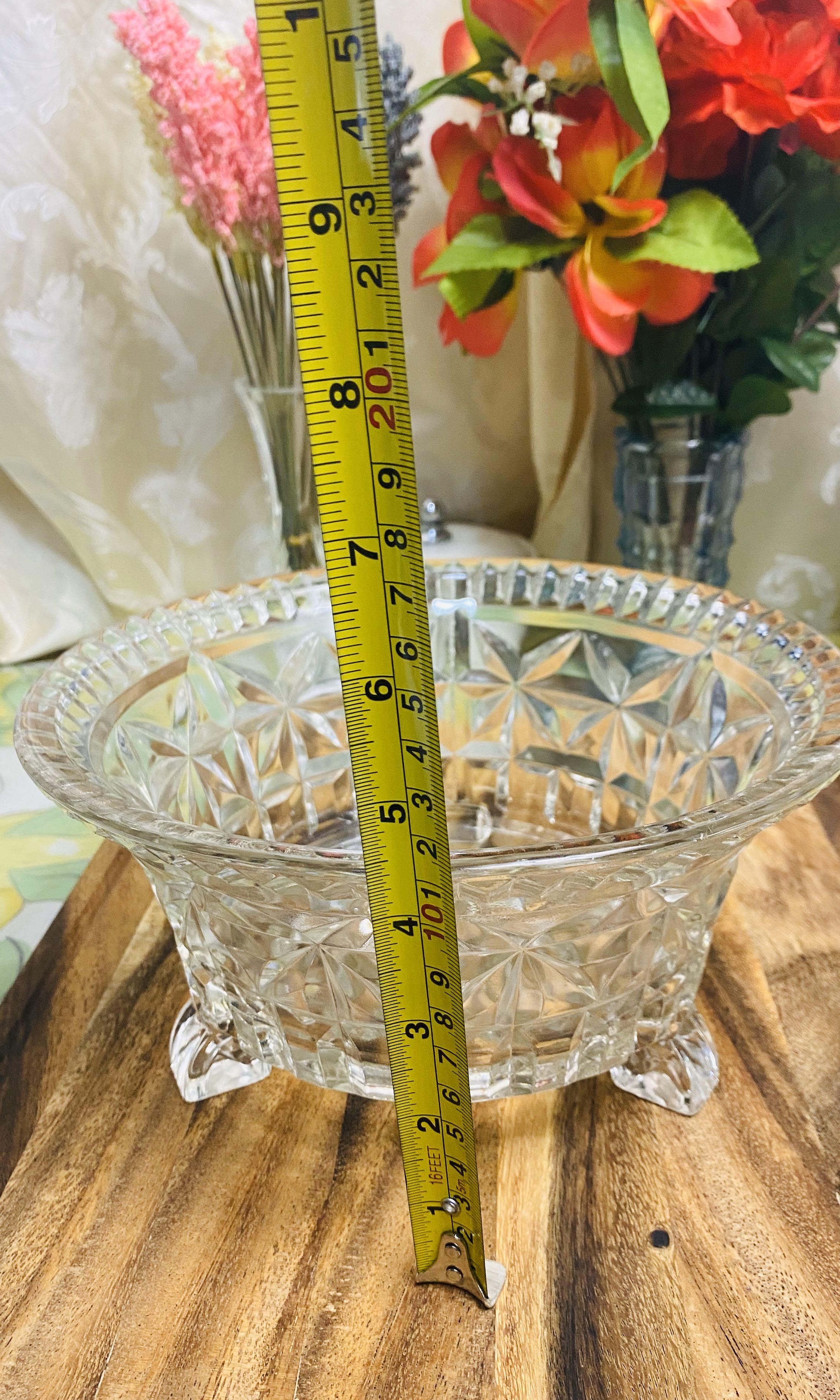 Vintage Glass Trifle Bowl, Furniture & Home Living, Kitchenware