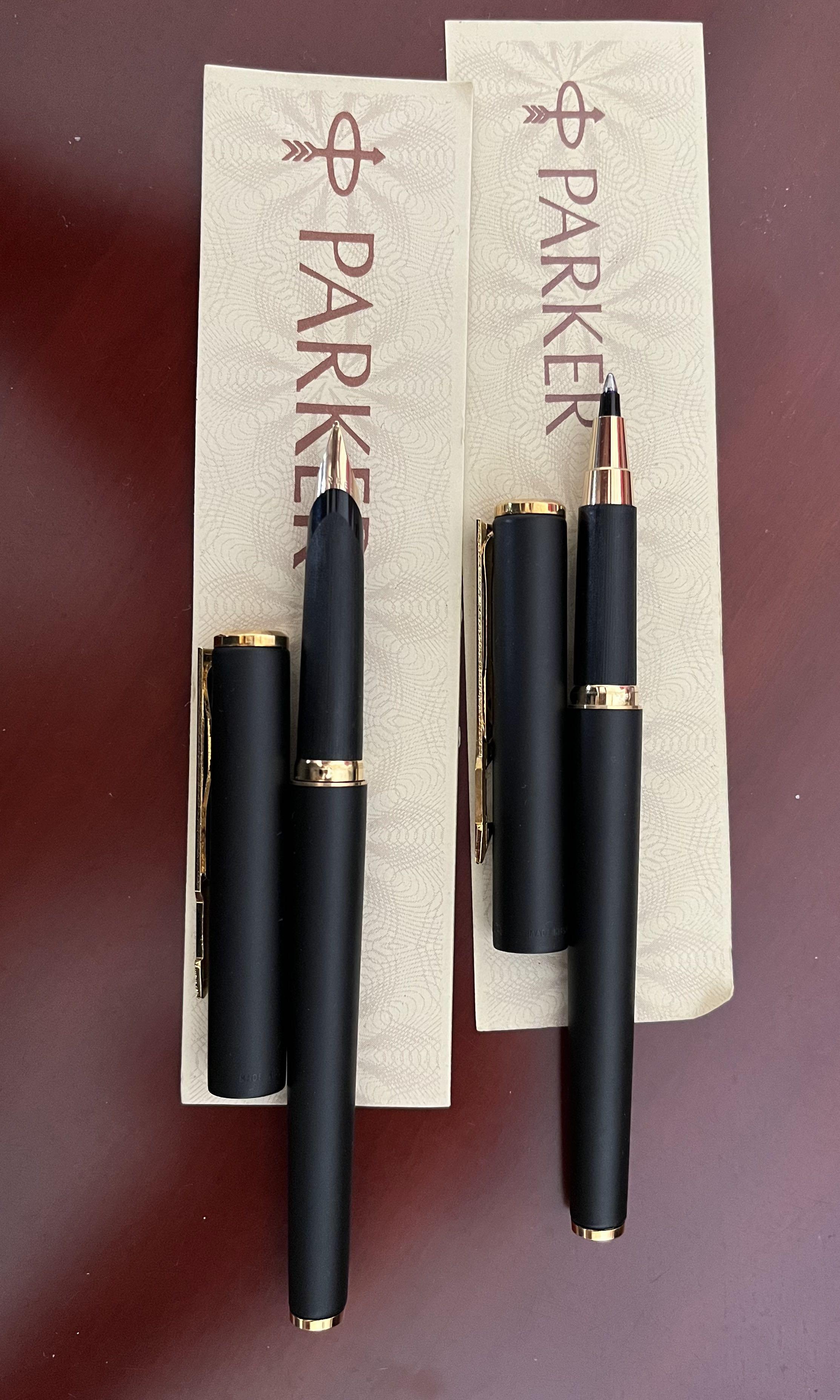 Vintage Parker Pen Set - Fountain Pen and Ballpoint Pen ( Made in ...