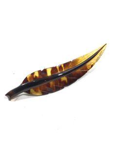 ‼️SALE‼️ Vintage Real Tortoise Feather Brooch