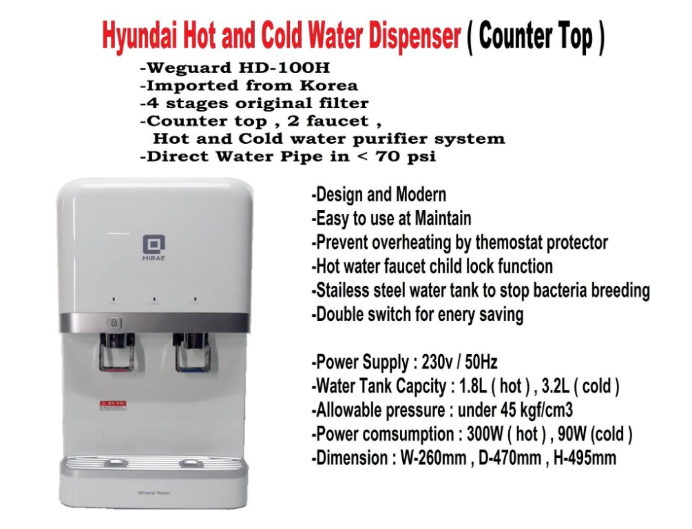 water dispenser korean made, TV & Home Appliances, Kitchen Appliances