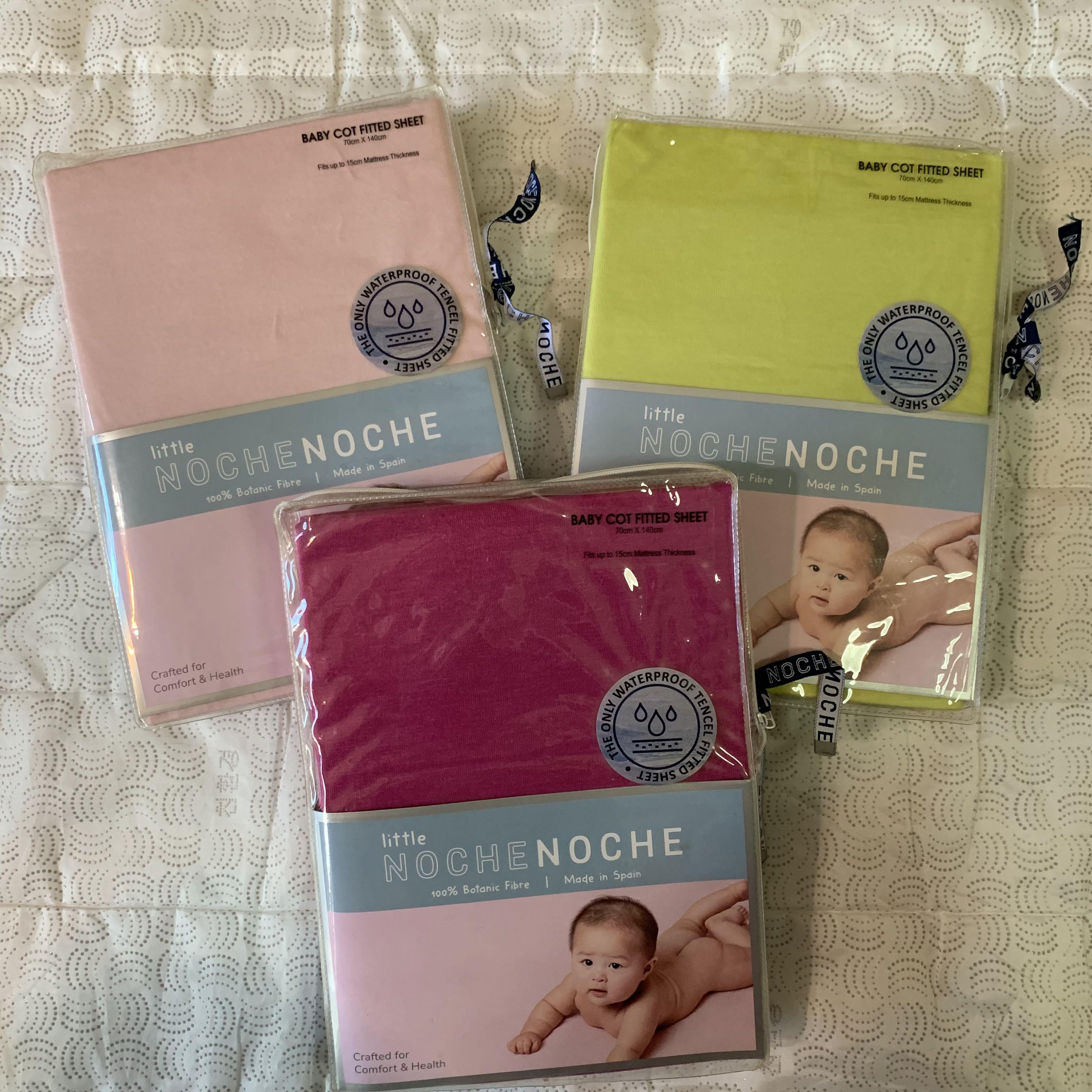 Waterproof Baby Cot Fitted Sheet, Babies & Kids, Baby Nursery & Kids
