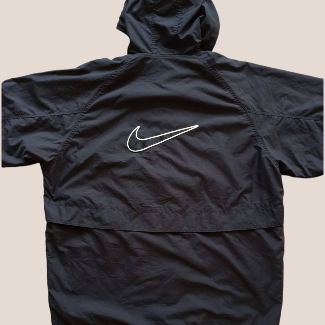 windbreaker nike swoosh vintage vtg big 