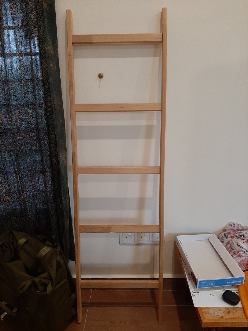 Wood ladder clothes rack, Furniture & Home Living, Home Decor, Other