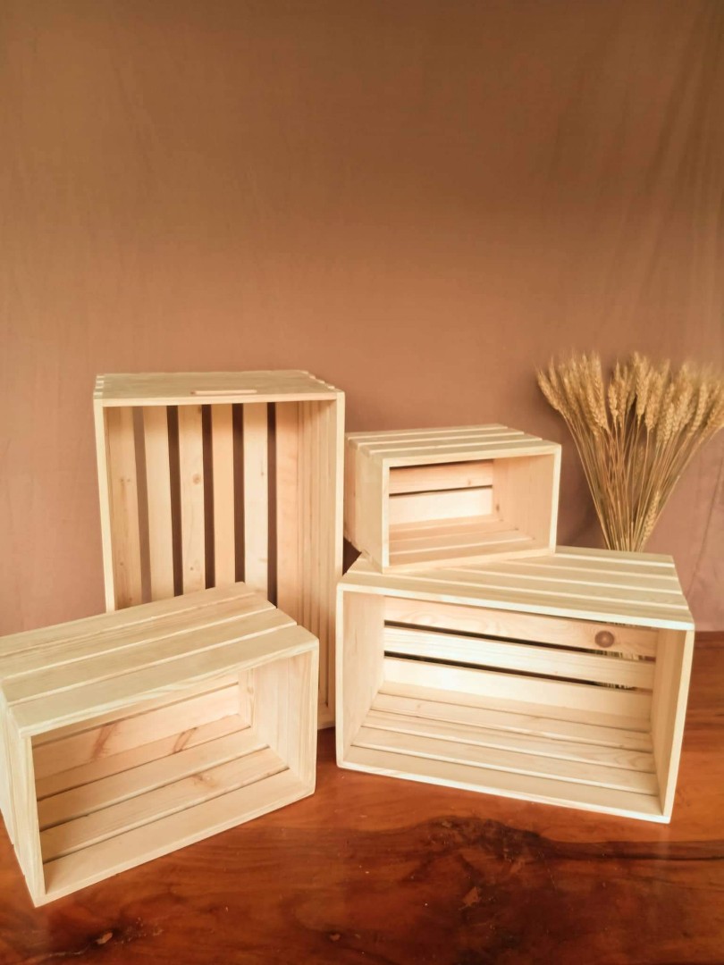 Wooden Crate Box Furniture Home Living Home Decor Other Home Decor