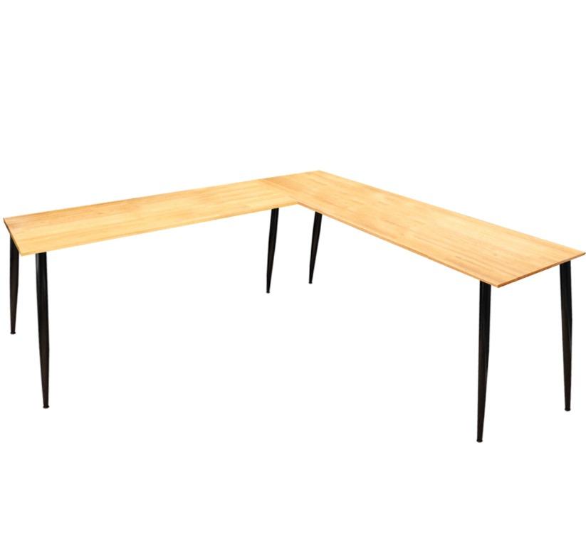 Work Table Office Table L Shape Wood, Furniture & Home Living