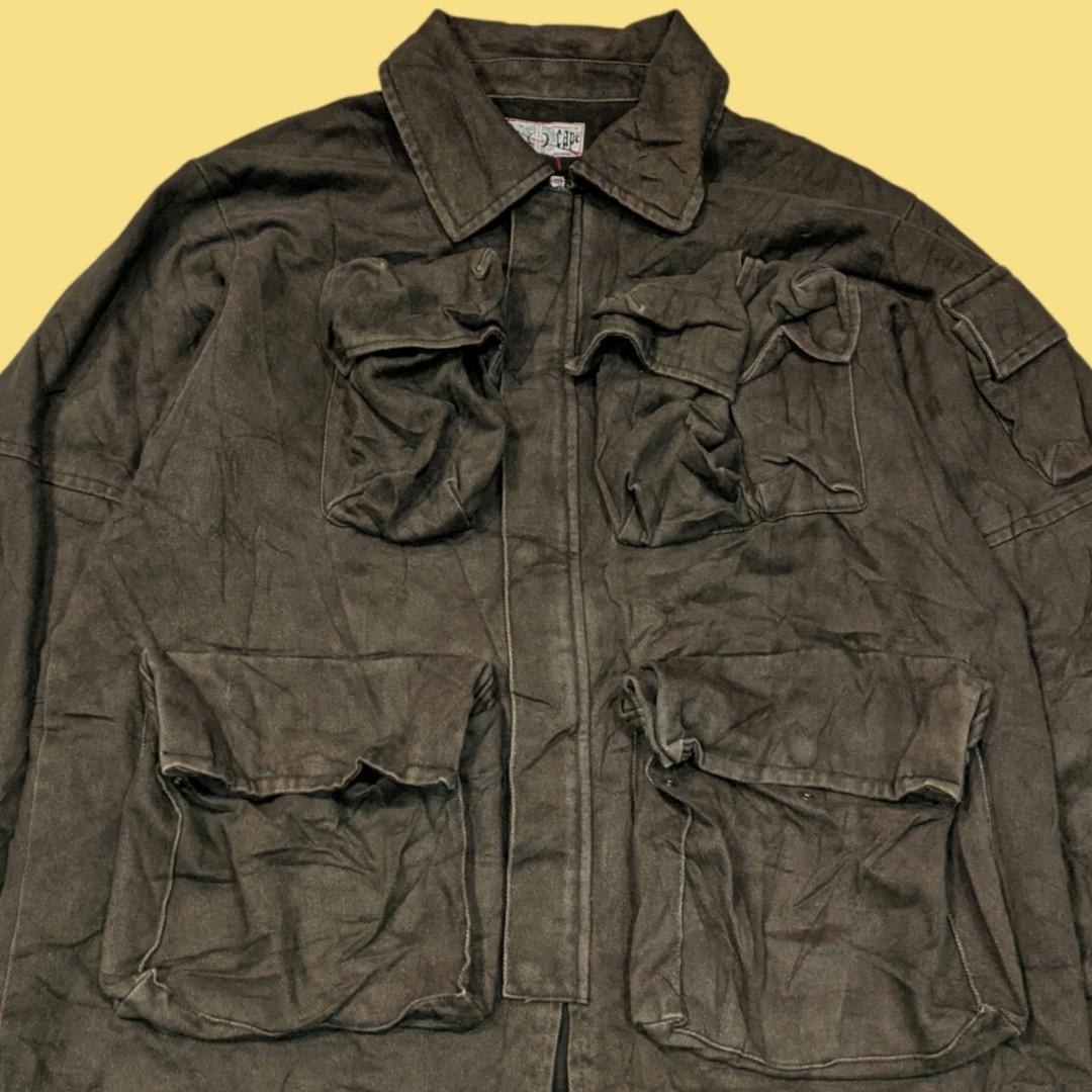 multi pocket work jacket