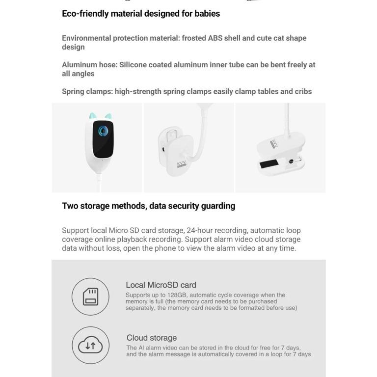 XIAOMI Xiaovv Intelligent Baby Monitor 2K With Camera Surveillance ...