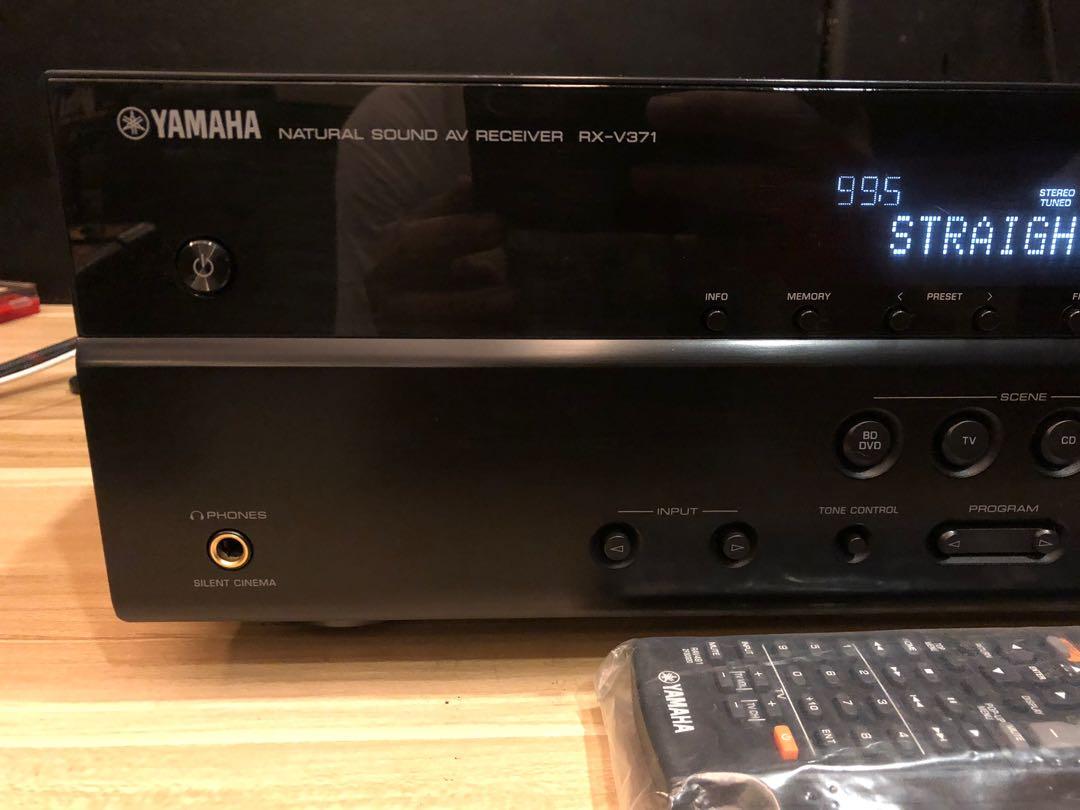 Yamaha RX-V371 Natural Sound AV Receiver HDMI Cinema DSP Surround Sound ...